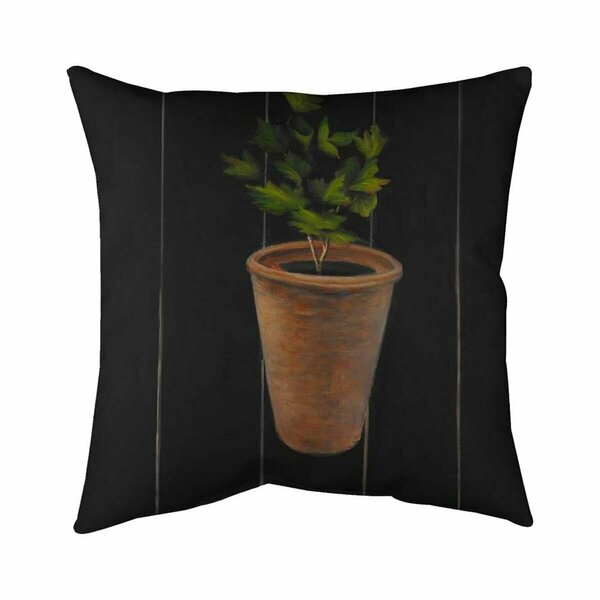 Begin Home Decor 26 x 26 in. Plant of Parsley-Double Sided Print Indoor Pillow 5541-2626-GA53